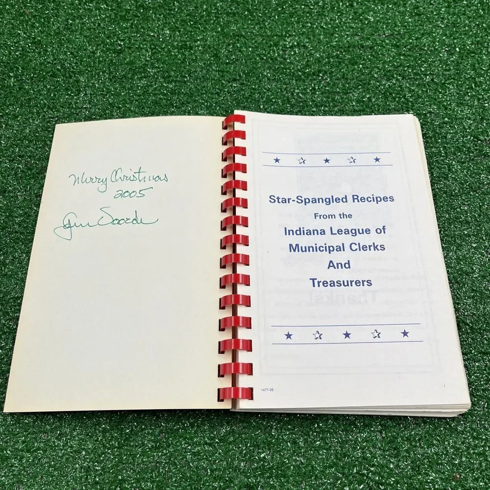 All-American Recipes ILMCT Cookbook Spiral Bound 2005 Inscription Inside‎ Front